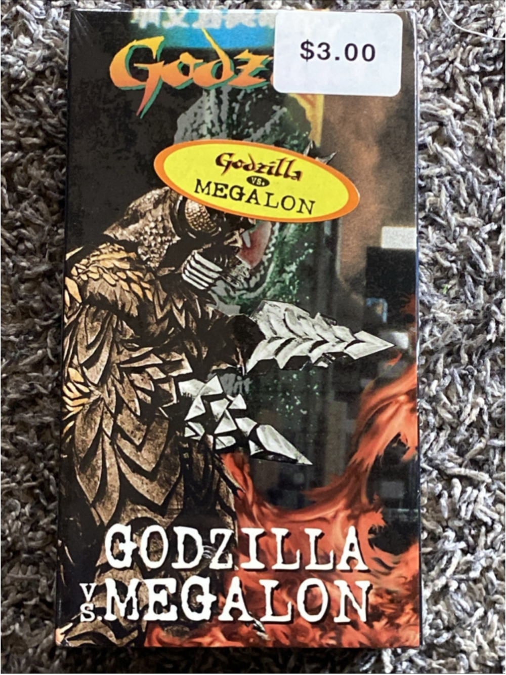 "Godzilla Vs. Megalon" VHS 1997 Anchor Bay Classic With 98 Minute Run Time New